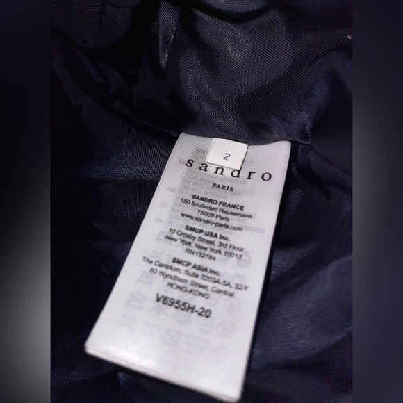 Sandro varsity jacket size 2 - Picture 6 of 11
